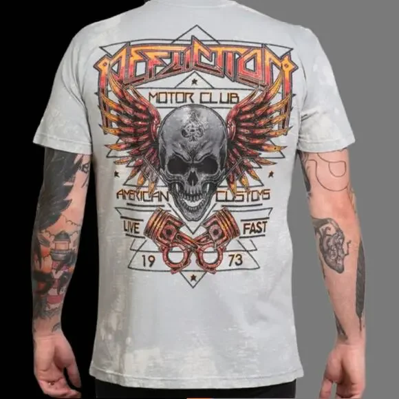Affliction S/S Tee AC Final Mile Size XL - Picture 5 of 6
